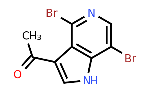 CAS 1427502-33-7 | 1-(4,7-dibromo-1H-pyrrolo[3,2-c]pyridin-3-yl)ethan-1-one