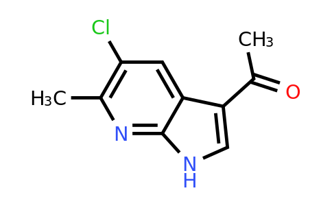 CAS 1427502-47-3 | 1-(5-chloro-6-methyl-1H-pyrrolo[2,3-b]pyridin-3-yl)ethan-1-one