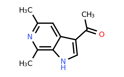 CAS 1427502-51-9 | 1-(5,7-dimethyl-1H-pyrrolo[2,3-c]pyridin-3-yl)ethan-1-one