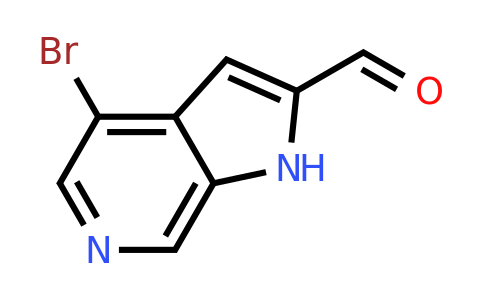 CAS 1427502-89-3 | 4-bromo-1H-pyrrolo[2,3-c]pyridine-2-carbaldehyde