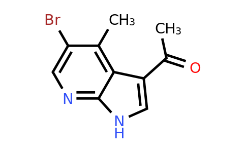 CAS 1427503-08-9 | 1-(5-bromo-4-methyl-1H-pyrrolo[2,3-b]pyridin-3-yl)ethan-1-one