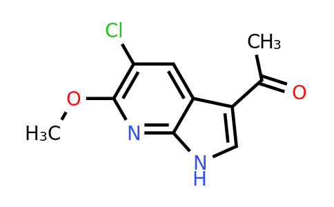 CAS 1427503-10-3 | 1-(5-chloro-6-methoxy-1H-pyrrolo[2,3-b]pyridin-3-yl)ethan-1-one