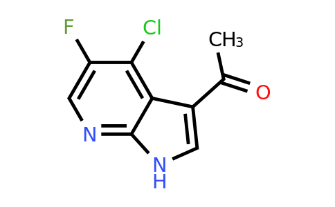 CAS 1427503-29-4 | 1-(4-chloro-5-fluoro-1H-pyrrolo[2,3-b]pyridin-3-yl)ethan-1-one