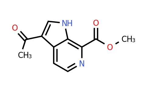 CAS 1427503-31-8 | methyl 3-acetyl-1H-pyrrolo[2,3-c]pyridine-7-carboxylate