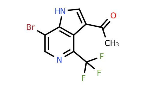 CAS 1427503-70-5 | 1-(7-bromo-4-(trifluoromethyl)-1H-pyrrolo[3,2-c]pyridin-3-yl)ethan-1-one