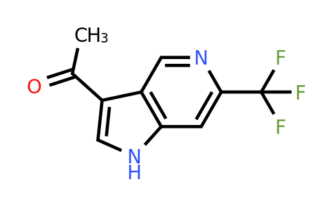 CAS 1427503-76-1 | 1-(6-(trifluoromethyl)-1H-pyrrolo[3,2-c]pyridin-3-yl)ethan-1-one