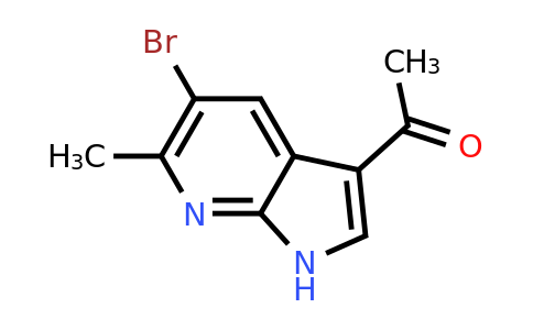 CAS 1427503-99-8 | 1-(5-bromo-6-methyl-1H-pyrrolo[2,3-b]pyridin-3-yl)ethan-1-one