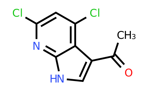 CAS 1427504-18-4 | 1-(4,6-dichloro-1H-pyrrolo[2,3-b]pyridin-3-yl)ethan-1-one