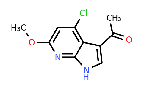 CAS 1427504-19-5 | 1-(4-chloro-6-methoxy-1H-pyrrolo[2,3-b]pyridin-3-yl)ethan-1-one