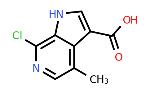 CAS 1427504-37-7 | 7-chloro-4-methyl-1H-pyrrolo[2,3-c]pyridine-3-carboxylic acid