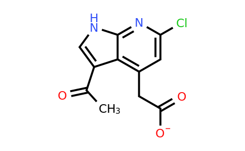 CAS 1427504-41-3 | 2-(3-acetyl-6-chloro-1H-pyrrolo[2,3-b]pyridin-4-yl)acetate