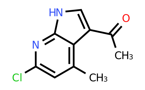 CAS 1427504-63-9 | 1-(6-chloro-4-methyl-1H-pyrrolo[2,3-b]pyridin-3-yl)ethan-1-one