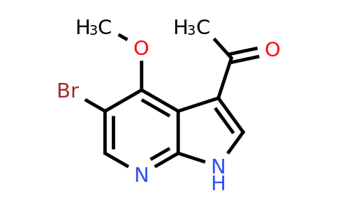 CAS 1427504-73-1 | 1-(5-bromo-4-methoxy-1H-pyrrolo[2,3-b]pyridin-3-yl)ethan-1-one