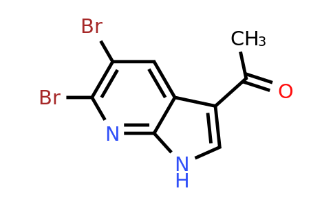 CAS 1427504-75-3 | 1-(5,6-dibromo-1H-pyrrolo[2,3-b]pyridin-3-yl)ethan-1-one