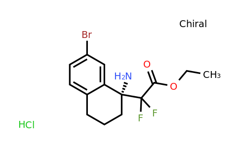 CAS 1427514-91-7 | (R)-Ethyl 2-(1-amino-7-bromo-1,2,3,4-tetrahydronaphthalen-1-yl)-2,2-difluoroacetate hydrochloride