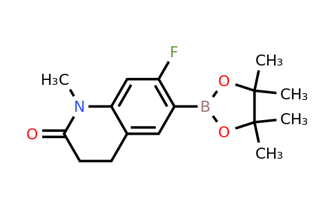 CAS 1427587-55-0 | 7-fluoro-1-methyl-6-(4,4,5,5-tetramethyl-1,3,2-dioxaborolan-2-yl)-3,4-dihydroquinolin-2-one