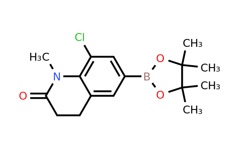 CAS 1427588-44-0 | 8-Chloro-1-methyl-6-(4,4,5,5-tetramethyl-[1,3,2]dioxaborolan-2-YL)-3,4-dihydro-1H-quinolin-2-one