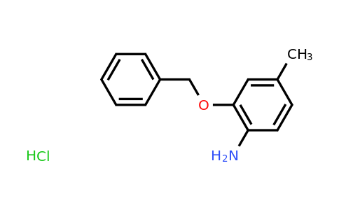 CAS 142769-31-1 | 2-(Benzyloxy)-4-methylaniline hydrochloride