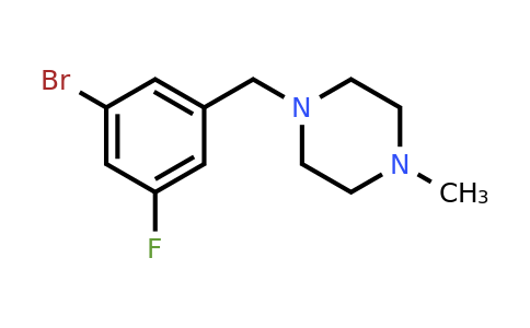 CAS 1428065-36-4 | 1-(3-bromo-5-fluorobenzyl)-4-methylpiperazine