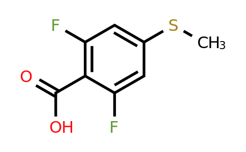CAS 1428234-47-2 | 2,6-Difluoro-4-(methylthio)benzoic acid