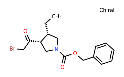 CAS 1428243-26-8 | benzyl (3R,4S)-3-(2-bromoacetyl)-4-ethylpyrrolidine-1-carboxylate