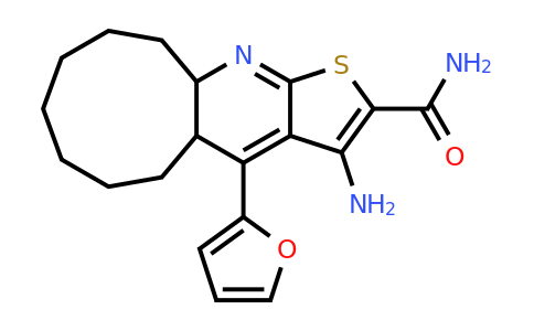 CAS 1428326-10-6 | 3-Amino-4-(furan-2-yl)-5,6,7,8,9,10,11,11a-octahydro-4aH-cyclonona[b]thieno[3,2-e]pyridine-2-carboxamide