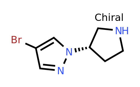 CAS 1428331-37-6 | (S)-4-Bromo-1-pyrrolidin-3-yl-1H-pyrazole