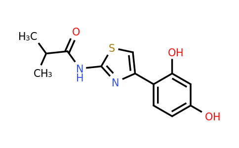 CAS 1428450-95-6 | N-(4-(2,4-Dihydroxyphenyl)thiazol-2-yl)isobutyramide