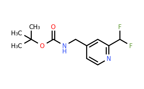 CAS 1428532-94-8 | tert-Butyl ((2-(difluoromethyl)pyridin-4-yl)methyl)carbamate