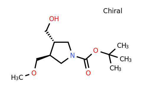 CAS 1428776-28-6 | tert-butyl trans-3-(hydroxymethyl)-4-(methoxymethyl)pyrrolidine-1-carboxylate