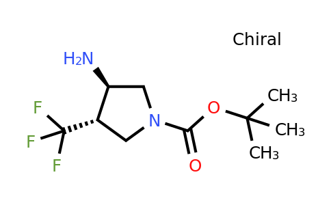 CAS 1428776-56-0 | tert-butyl (3R,4S)-3-amino-4-(trifluoromethyl)pyrrolidine-1-carboxylate