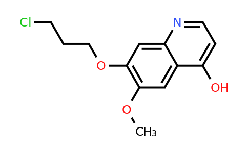 CAS 1428788-16-2 | 7-(3-Chloropropoxy)-6-methoxyquinolin-4-ol