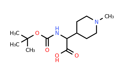 CAS 1429015-55-3 | 2-{[(tert-butoxy)carbonyl]amino}-2-(1-methylpiperidin-4-yl)acetic acid