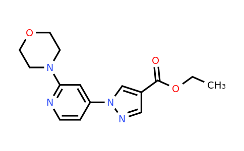 CAS 1429309-21-6 | ethyl 1-(2-morpholinopyridin-4-yl)-1H-pyrazole-4-carboxylate