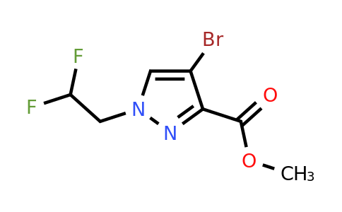 CAS 1429419-32-8 | Methyl 4-bromo-1-(2,2-difluoroethyl)-1H-pyrazole-3-carboxylate