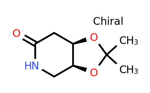 CAS 1429476-60-7 | (3AS,7aR)-2,2-dimethyltetrahydro-[1,3]dioxolo[4,5-c]pyridin-6(3aH)-one