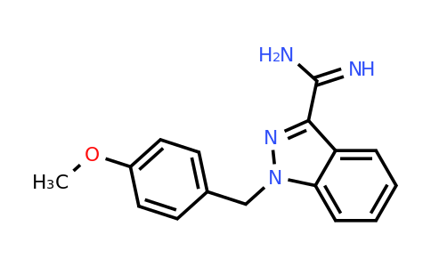 CAS 1429747-31-8 | 1-[(4-methoxyphenyl)methyl]indazole-3-carboxamidine