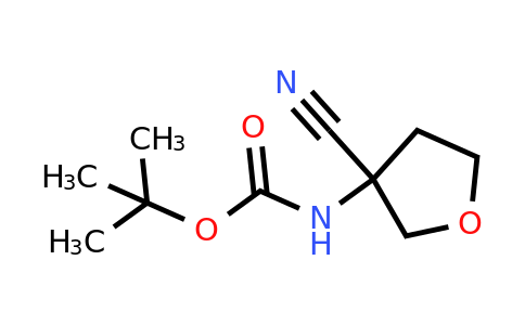 CAS 1429777-52-5 | tert-butyl N-(3-cyanotetrahydrofuran-3-yl)carbamate