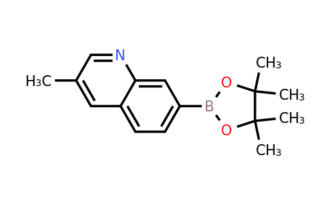 CAS 1429790-76-0 | 3-Methyl-7-(4,4,5,5-tetramethyl-1,3,2-dioxaborolan-2-yl)quinoline