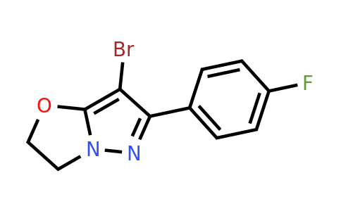 CAS 1429893-27-5 | 7-bromo-6-(4-fluorophenyl)-2,3-dihydropyrazolo[5,1-b]oxazole