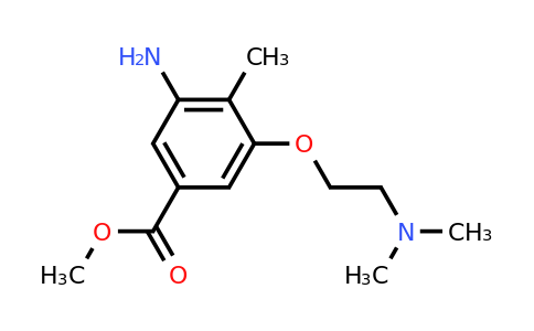 CAS 1429901-36-9 | Methyl 3-amino-5-(2-(dimethylamino)ethoxy)-4-methylbenzoate