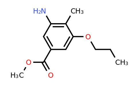CAS 1429903-80-9 | Methyl 3-amino-4-methyl-5-propoxybenzoate