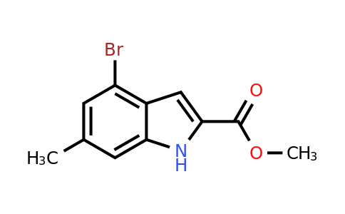 CAS 1430229-87-0 | Methyl 4-bromo-6-methyl-1H-indole-2-carboxylate