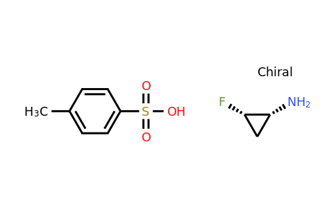 (1R,2S)-2-fluorocyclopropan-1-amine; 4-methylbenzene-1-sulfonic acid