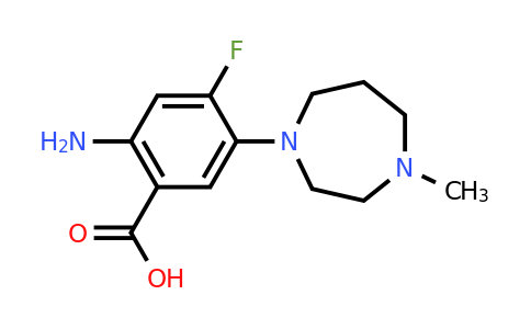 CAS 1430839-87-4 | 2-Amino-4-fluoro-5-(4-methyl-[1,4]diazepan-1-yl)-benzoic acid