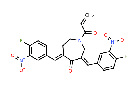 CAS 1431280-51-1 | (3E,5E)-1-Acryloyl-3,5-bis(4-fluoro-3-nitrobenzylidene)hexahydro-4H-azepin-4-one