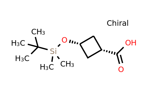 CAS 1431285-80-1 | cis-3-[(tert-butyldimethylsilyl)oxy]cyclobutane-1-carboxylic acid