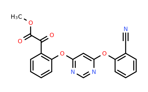 CAS 143130-93-2 | Methyl 2-(2-((6-(2-cyanophenoxy)pyrimidin-4-yl)oxy)phenyl)-2-oxoacetate