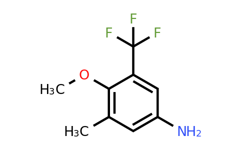 CAS 1431329-84-8 | 4-Methoxy-3-methyl-5-(trifluoromethyl)aniline