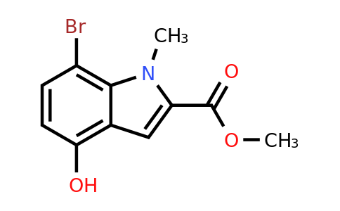 CAS 1431634-11-5 | methyl 7-bromo-4-hydroxy-1-methyl-1H-indole-2-carboxylate